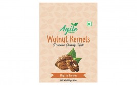 Agile Organic Walnut Kernels   Box  400 grams